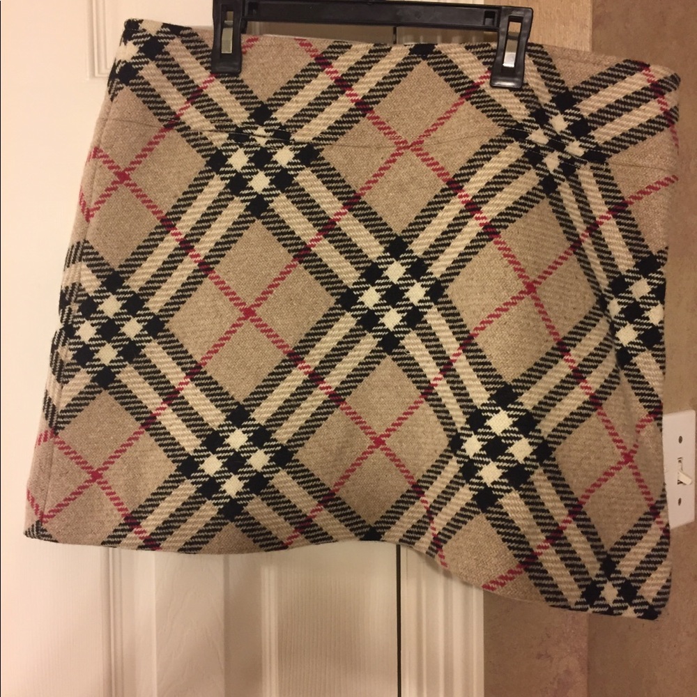Burberry Nova wool skirt
